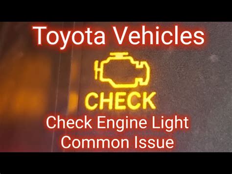 2003 toyota matrix check engine light flashing PDF