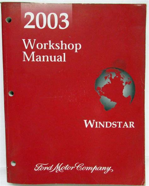 2003 windstar shop manual pdf Doc