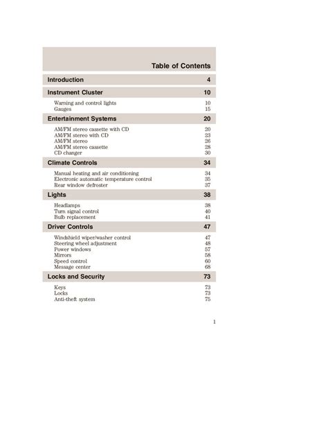 2004 Ford Crown Victoria  Owners Manual Ebook PDF