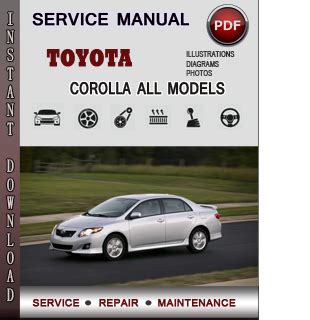 2004 Toyota Corolla Manual Ebook Kindle Editon