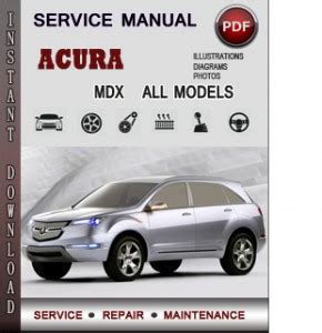 2004 acura mdx factory service manual PDF