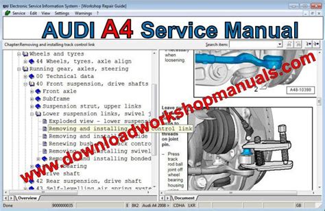 2004 audi a4 workshop manual pdf Epub