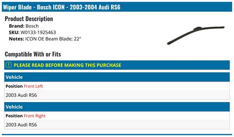 2004 audi rs6 wiper refill manual PDF