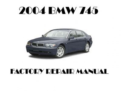 2004 bmw 745 manual Kindle Editon