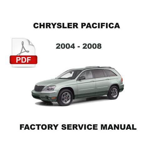 2004 chrysler pacifica manual a service and maintenance schedule PDF