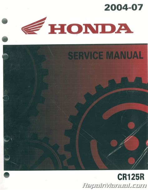 2004 cr 125 owners manual PDF