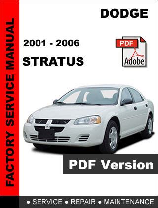 2004 dodge stratus factory repair manual PDF