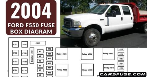 2004 f550 fuse box diagram PDF