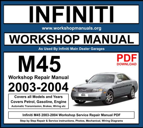 2004 infiniti m45 manual PDF