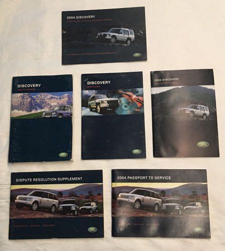 2004 land rover discovery ii owners manual PDF