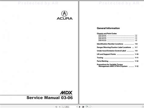 2004 mdx owners manual Doc