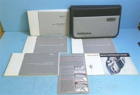 2004 nissan quest owners manual Kindle Editon