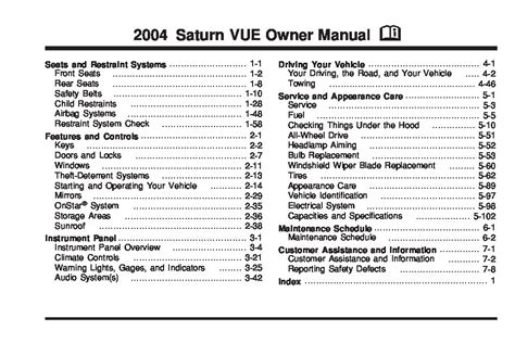 2004 saturn vue repair manual Doc