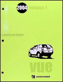 2004 saturn vue service manual PDF