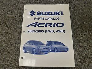 2004 suzuki aerio owners manual Kindle Editon