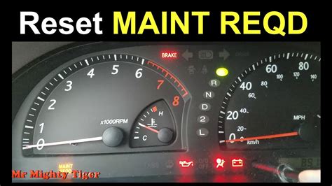 2004 toyota camry maintenance light Reader