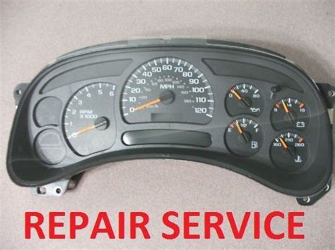 2004 trailblazer instrument cluster repair Reader