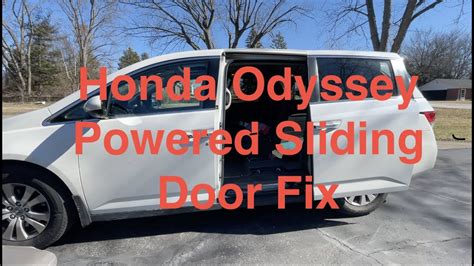 2005â€“2006 Honda Odyssey EX Power Sliding Door Wonâ€™t Open with VSA Indicator On Ebook Doc