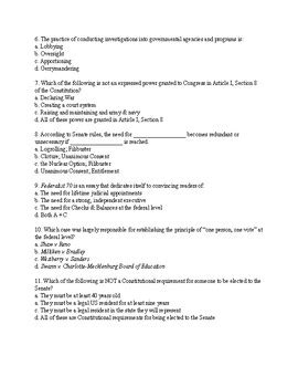 2005 Ap Government Multiple Choice Answers Doc