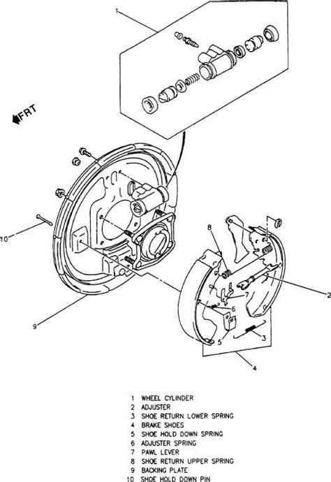 2005 Chevrolet Cavalier Rear Brake Components Parts Diagram Ebook Reader