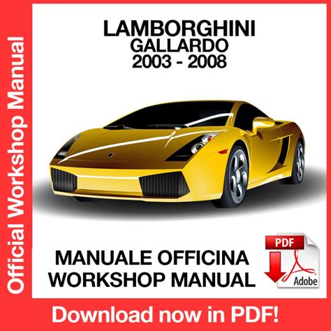 2005 Lamborghini Gallardo Owners Manual  Ebook PDF
