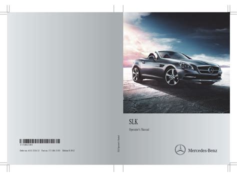 2005 Mercedes-Benz SLK 350  Owners Manual Ebook PDF