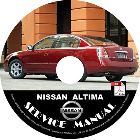 2005 Nissan Altima Service Manual Ebook Epub