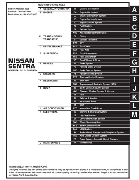 2005 Nissan Sentra special edition repair manual Ebook Reader
