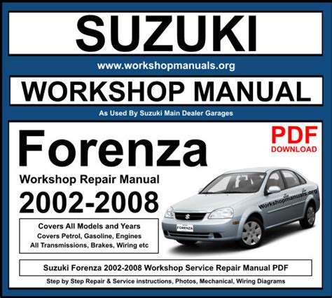 2005 Suzuki Forenza Service Manual Pdf Ebook Reader