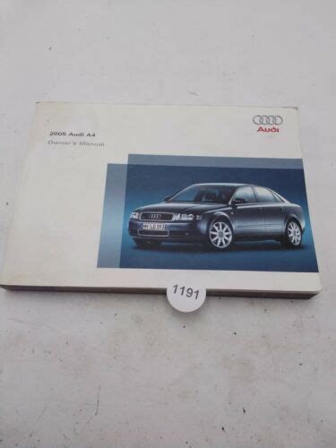 2005 audi a4 storage bag manual Kindle Editon