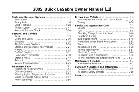 2005 buick lesabre repair manual Epub