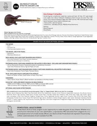 2005 Catalog Site Forums Prsguitars Com