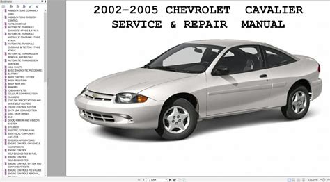 2005 chevrolet cavalier diy troubleshooting guide PDF