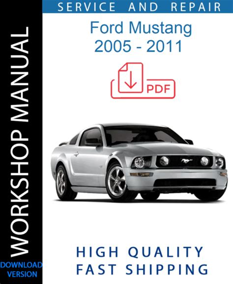 2005 ford mustang service manual PDF