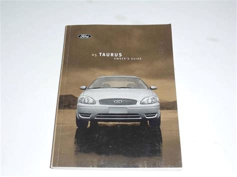 2005 ford taurus owners manual PDF