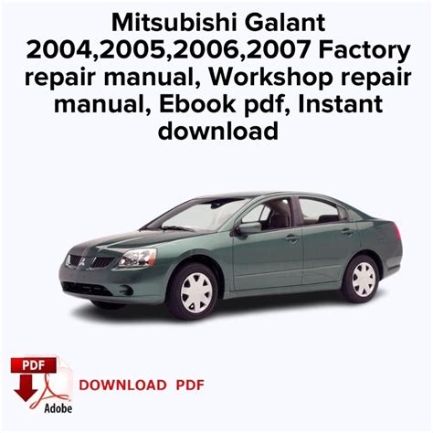 2005 galant repair manual Kindle Editon