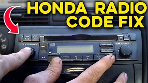 2005 honda pilot radio code error Doc