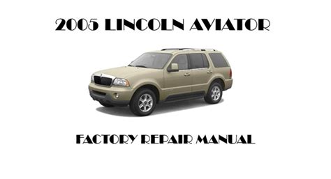 2005 lincoln aviator owners pdf manual Epub