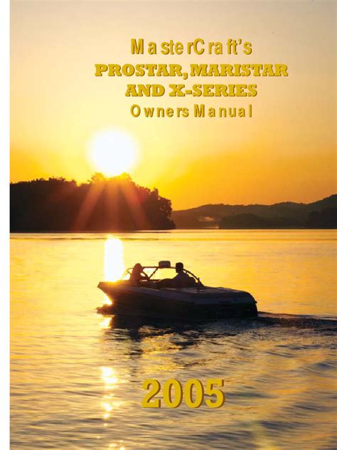 2005 mastercraft x2 owners manual Doc