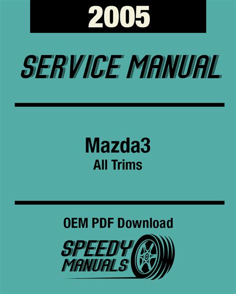 2005 mazda3 maintenance recommendation PDF