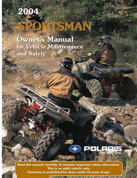 2005 polaris sportsman 400 owners manual pdf PDF