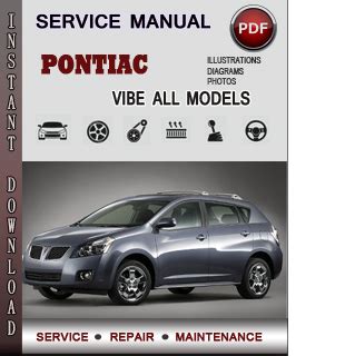 2005 pontiac vibe pdfs problems PDF