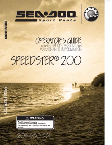 2005 speedster 200 operator manual PDF