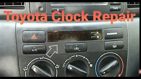 2005 toyota corolla clock problem Epub