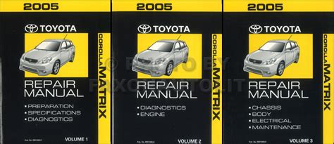 2005 toyota matrix service manual pdf Ebook PDF