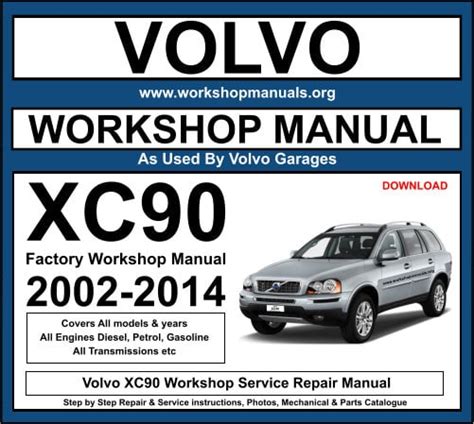 2005 volvo xc90 service manual Reader