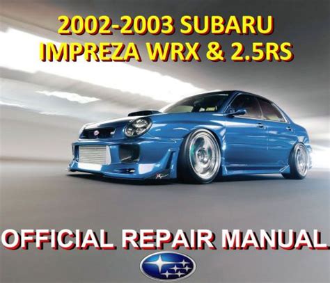 2005 wrx sti service manual Kindle Editon