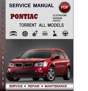 2005-2009 Pontiac Torrent factory Service Repair Manual PDF Epub