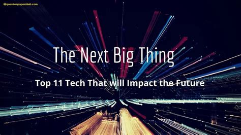 200528-0060: The Next Big Thing in Technology