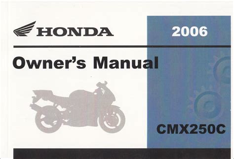 2006 HONDA REBEL 250 OWNERS MANUAL PDF Ebook Doc